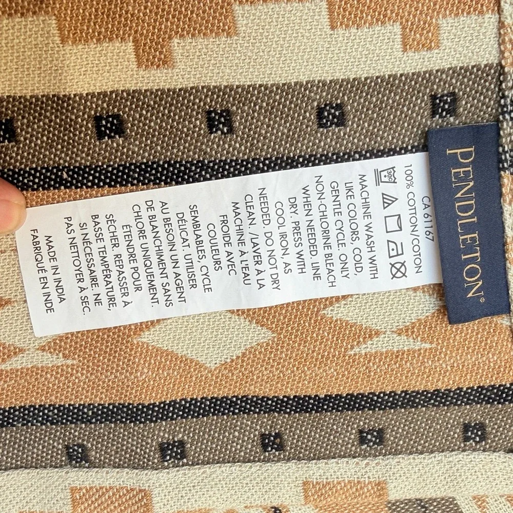 Pendleton Southwestern Set Of 4 Placemats Sandhills Pattern Cotton Party Tribal